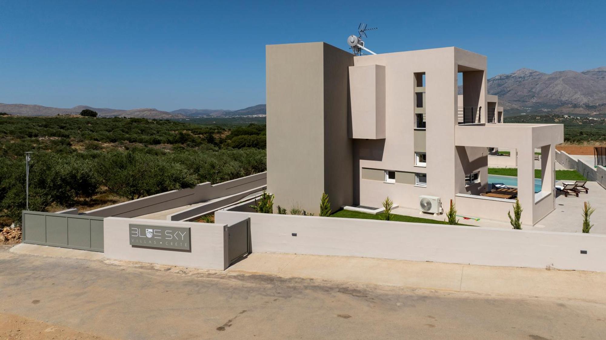 Blue Sky Villas Arkalochori ภายนอก รูปภาพ