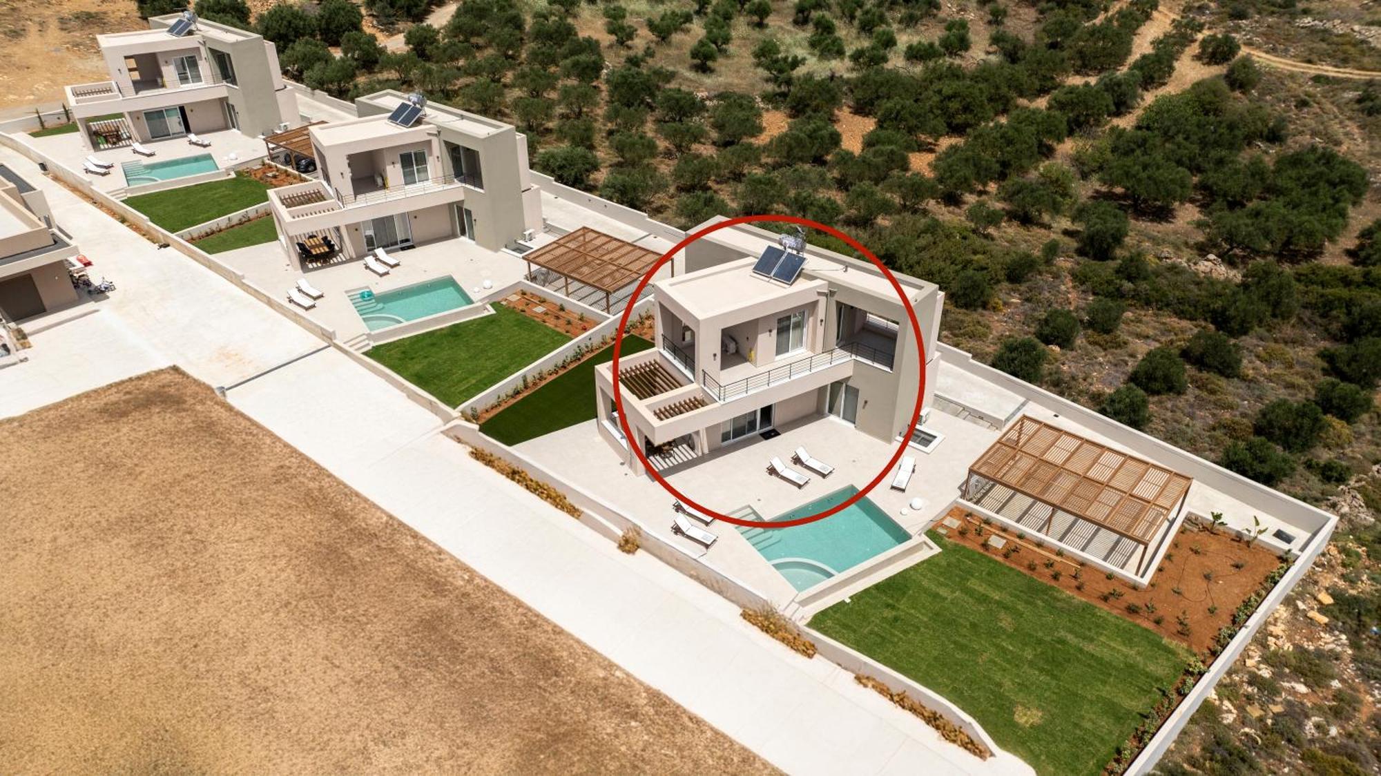 Blue Sky Villas Arkalochori ห้อง รูปภาพ