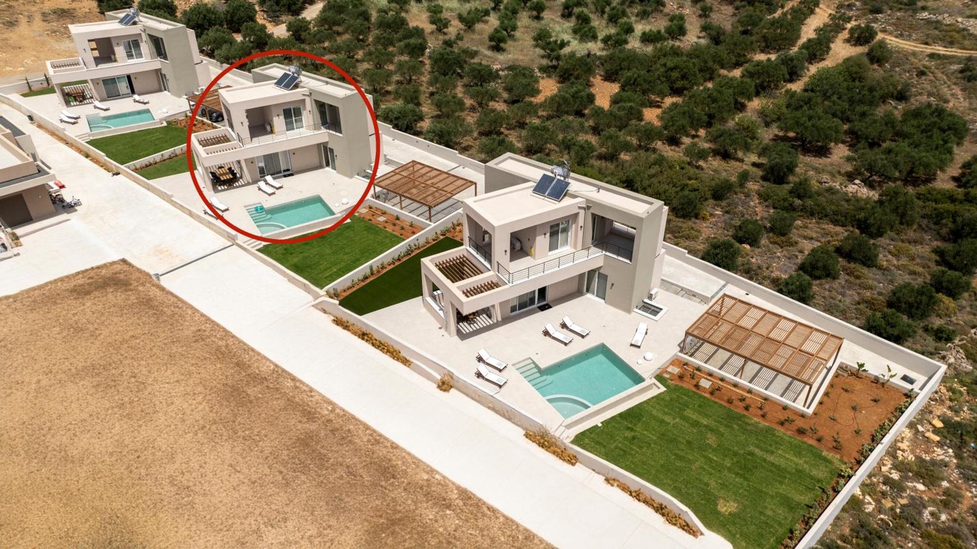 Blue Sky Villas Arkalochori ห้อง รูปภาพ