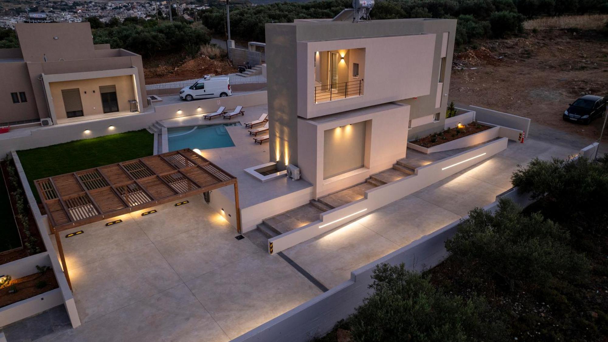 Blue Sky Villas Arkalochori ห้อง รูปภาพ