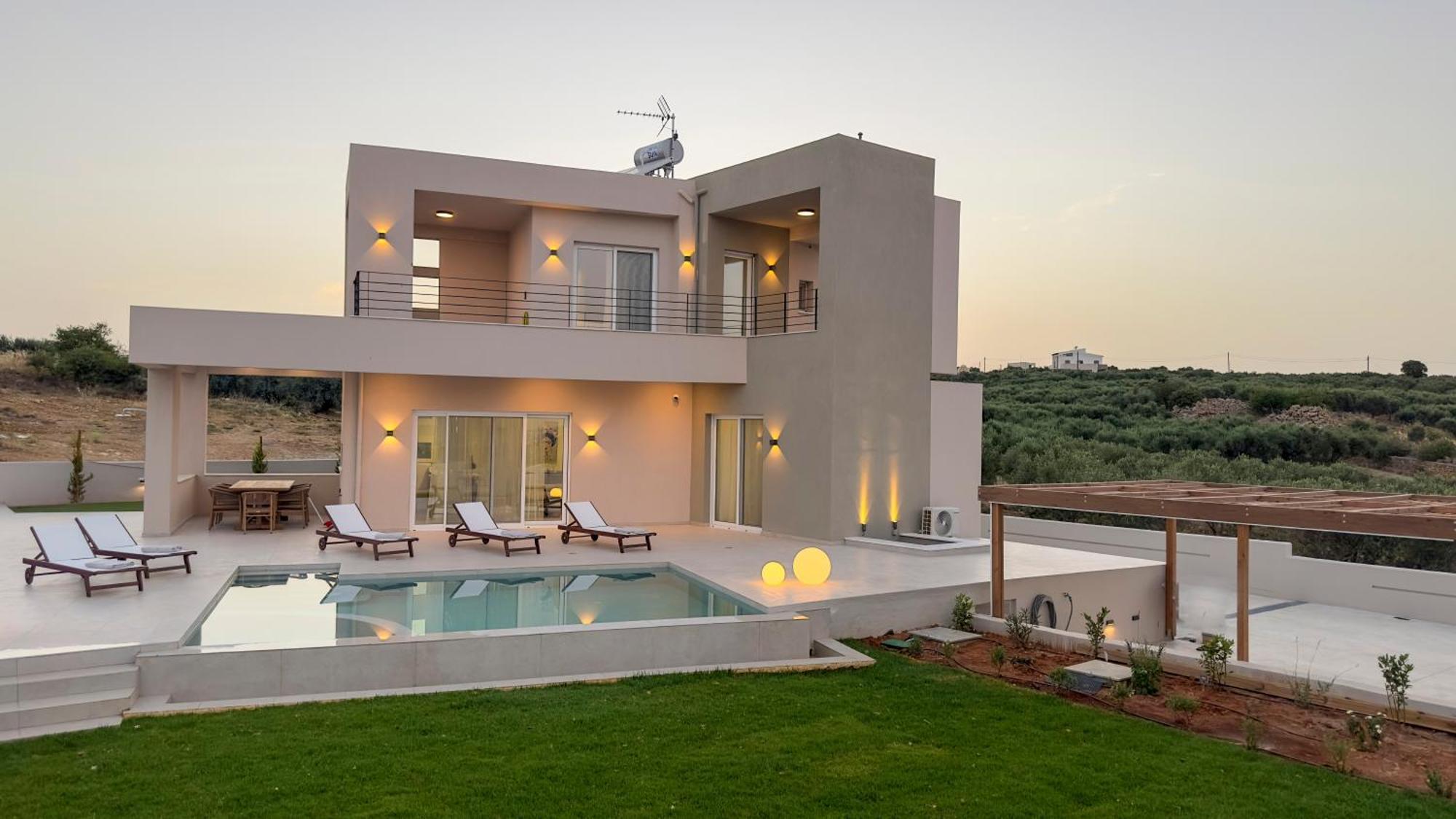 Blue Sky Villas Arkalochori ห้อง รูปภาพ