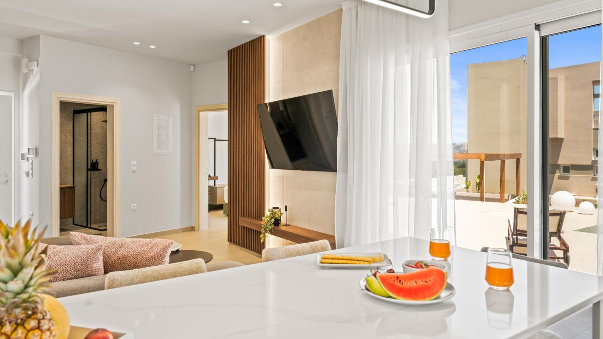 Blue Sky Villas Arkalochori ภายนอก รูปภาพ