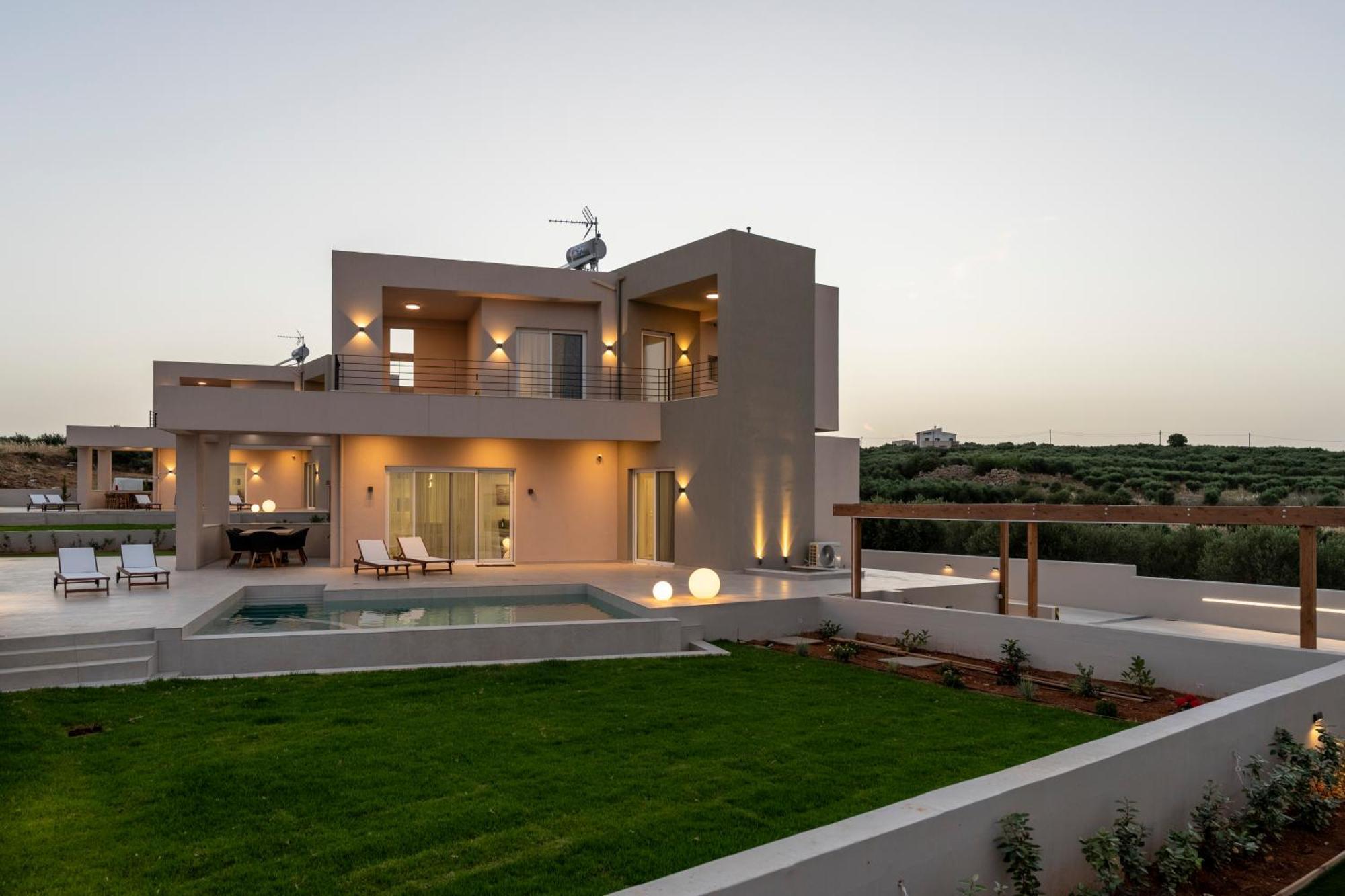 Blue Sky Villas Arkalochori ภายนอก รูปภาพ